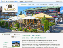 Tablet Screenshot of cafe-gerlach.de